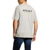 ARIAT Mens Rebar Cotton Strong Logo T-Shirt(Black)