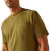 ARIAT Mens Rebar Cotton Strong T-Shirt(Lichen Heather)