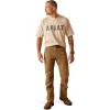 ARIAT Men’s Rebar Cotton Strong T-Shirt(Oatmeal Heather)