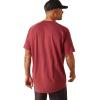 ARIAT Mens Rebar Cotton Strong T-Shirt(Roan Rouge Heather)