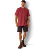 ARIAT Mens Rebar Cotton Strong T-Shirt(Roan Rouge Heather)