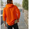ARIAT Mens Rebar Cottonstrong Hooded T-Shirt(Bright Orange)