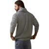 ARIAT Mens Rebar Cottonstrong Hooded T-Shirt(Heather Grey)