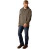 ARIAT Men’s Rebar Graphic Hoodie(Beluga Heather/Black)
