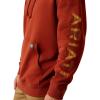 ARIAT Men’s Rebar Graphic Hoodie(Burnt Henna/Cumin)