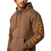 ARIAT Men’s Rebar Graphic Hoodie(Chocolate Chip/Golden Brown)