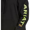 ARIAT Men’s Rebar Graphic Hoodie(Navy Heather/Lime)