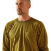 ARIAT Mens Rebar Heat Fighter Long Sleeve T-Shirt(Lichen)