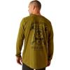 ARIAT Mens Rebar Heat Fighter Long Sleeve T-Shirt(Lichen)