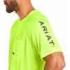 ARIAT Mens Rebar Heat Fighter Long Sleeve T-Shirt(Lime)