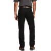 ARIAT Men’s Rebar M4 Relaxed Durastretch Made Tough Double Front Stackable Straight Leg Pant(Black)