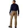 ARIAT Men’s Rebar M4 Relaxed Durastretch Made Tough Stackable Straight Leg Pant(Field Khaki)