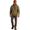 ARIAT Men’s Rebar Roughneck Pullover Hoodie(Deep Lichen)