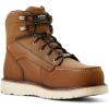 ARIAT Men’s Rebar Wedge Moc 6″ Waterproof Composite Toe Work Boot Industrial(Distressed Brown)