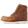 ARIAT Men’s Rebar Wedge Moc 6″ Waterproof Composite Toe Work Boot Western(Aged Honey)