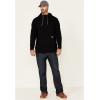 ARIAT Men’s Rebar Workman 1/4 Zip Hoodie(Black (Core))