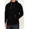 ARIAT Men’s Rebar Workman 1/4 Zip Hoodie(Black (Core))