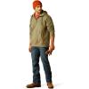 ARIAT Men’s Rebar Workman 1/4 Zip Hoodie(Deep Lichen)