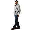 ARIAT Men’s Rebar Workman 1/4 Zip Hoodie(Heather Grey Spacedye)