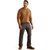 ARIAT Men’s Rebar Workman Logo(Rebar Khaki Heather/Rebar Oran)
