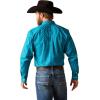 ARIAT Men’s Team Logo Chambrey Classic Fit Shirt(Enamel Blue)