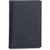 ARIAT Men’s Trifold Wallet with Embossed Logo, Genuine Leather, Black(Black)