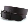 ARIAT Men’s Triple Row Stitch Leather Work Belt with Removable Roller Buckle(Brown)