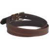 ARIAT Men’s Triple Row Stitch Leather Work Belt with Removable Roller Buckle(Copper)