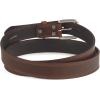 ARIAT Men’s Triple Row Stitch Leather Work Belt with Removable Roller Buckle(Copper)