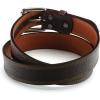 ARIAT Men’s Triple Row Stitch Leather Work Belt with Removable Roller Buckle(Earth)