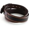 ARIAT Men’s Two-Tone Oiled Leather Belt with Reinforced Holes(Brown)
