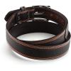 ARIAT Men’s Two-Tone Oiled Leather Belt with Reinforced Holes(Brown)