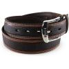 ARIAT Men’s Two-Tone Oiled Leather Belt with Reinforced Holes(Brown)