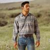 ARIAT Men’s Venttek Outbound Classic Fit Shirt(Moon Mist)