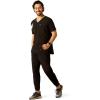 ARIAT Men’s Whitman Two Pocket Scrub Top(Black)
