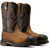 ARIAT Men’s Workhog CSA Waterproof Insulated Composite Toe Work Boot Industrial(Black/Rye Brown)