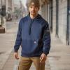 ARIAT Men’s Workman DuraCanvas Hoodie(Navy Heather/ Navy)