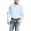 ARIAT Mens Wrinkle Free Solid Shirt(Blue)