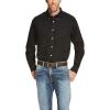 ARIAT Mens Wrinkle Free Solid Shirt(Navy Blue)