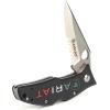 ARIAT Mexico Logo Hybrid Blade Folding Knife, Black, 3″ Blade (Medium)(Black)