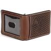 ARIAT Money Clip Sunburst Basketweave Brown