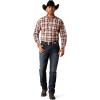 ARIAT Pro Series Norbert Classic Fit Shirt(Dark Red/Navy)