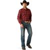 ARIAT Pro Series Norbert Classic Fit Shirt(Red)