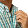ARIAT Pro Series Norbert Classic Fit Shirt(Teal)
