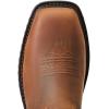 ARIAT RigTek Wide Square Toe H2O Composite Toe Mens Boot(Distressed Brown/Coffee)