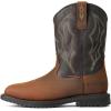 ARIAT RigTek Wide Square Toe H2O Composite Toe Mens Boot(Distressed Brown/Coffee)