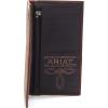 ARIAT Rodeo Wallet Emboss Corner Logo Brown One Size