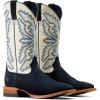 ARIAT Sting Western Boots(Blanco/Indigo Roughout)