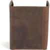 ARIAT Trifold Wallet Emboss Corner Logo Brown One Size