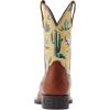 ARIAT Unisex-Child Round Up Wide Square Toe Western Boot(Spiced Cider)